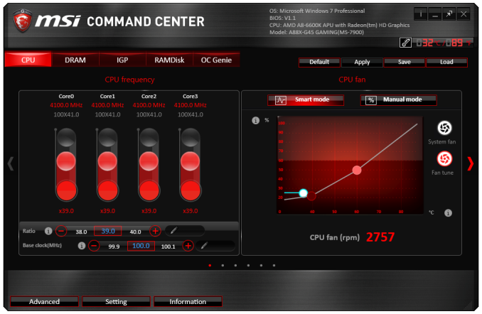 MSI A88X-G45 Gaming BIOS and Software - MSI A88X-G45 Gaming Review